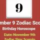 Unveiling the November 9th Zodiac Sign: Scorpio's Depths | Astrology Inaction: Discover the Hidden Power of the Stars