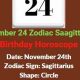 Zodiac Sign for November 24th: Personality & Traits | Astrology Inaction: Discover the Hidden Power of the Stars