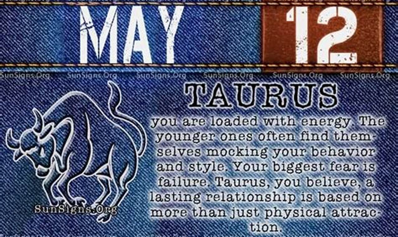 May 12 Zodiac Personality & Traits Explained