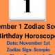 Unveiling November 1 Birthday Astrology Secrets | Astrology Inaction: Discover the Hidden Power of the Stars