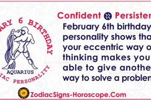 Unveil Your February 6 Zodiac Destiny: Aquarius Insights Astrology Inaction: Discover the Hidden Power of the Stars Unveil Your February 6 Zodiac Destiny: Aquarius Insights | Astrology Inaction: Discover the Hidden Power of the Stars