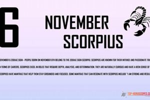 November 6 Astrology: Zodiac & Horoscope Astrology Inaction: Discover the Hidden Power of the Stars November 6 Astrology: Zodiac & Horoscope | Astrology Inaction: Discover the Hidden Power of the Stars