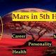 Understanding Mars in the 5th House: Astrology Insights | Astrology Inaction: Discover the Hidden Power of the Stars