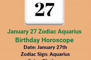 January 27th Zodiac: Personality & Traits Astrology Inaction: Discover the Hidden Power of the Stars January 27th Zodiac: Personality & Traits | Astrology Inaction: Discover the Hidden Power of the Stars