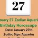 January 27th Zodiac: Personality & Traits | Astrology Inaction: Discover the Hidden Power of the Stars