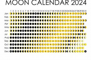 2024 Astro Moon Calendar: Phases &amp; Astrology | Astrology Inaction: Discover the Hidden Power of the Stars
