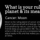 Cancer Astrology: Ruling Planet & Its Meaning | Astrology Inaction: Discover the Hidden Power of the Stars
